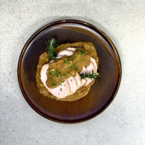 Familiemenu feestelijk kalkoengebraad