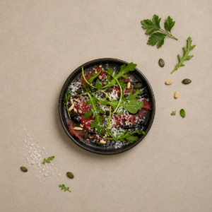 Minibordje carpaccio Belgisch Witblauw