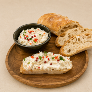 GEROOKTE FORELSALADE CHAMPAGNE